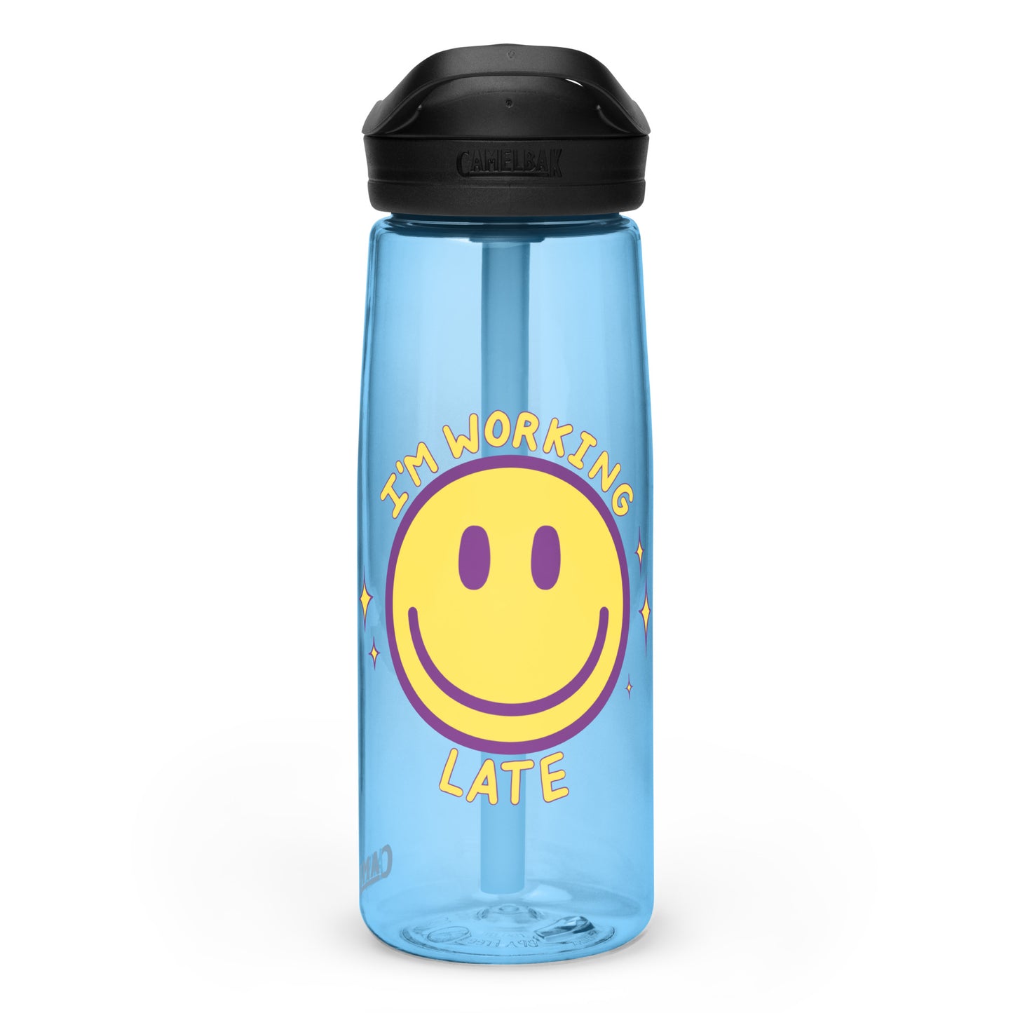 I'm Working Late Sports Water Bottle