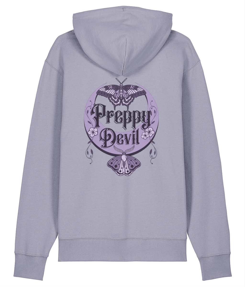 Preppy Devil Limited Edition "Goth Moth" Hoodie (Lilac)