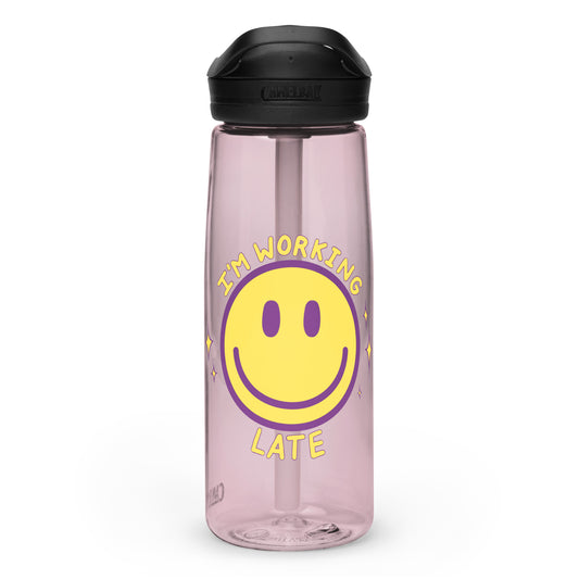 I'm Working Late Sports Water Bottle