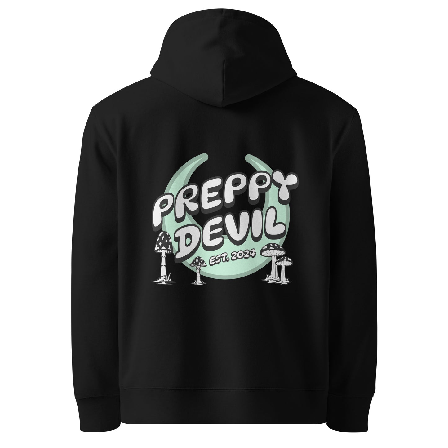 Preppy Devil "Comic Shrooms" eco hoodie