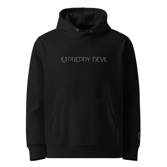 Preppy Devil Embroidered eco hoodie