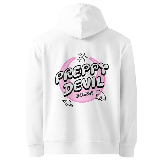 Preppy Devil "Cosmic Emojis" eco hoodie