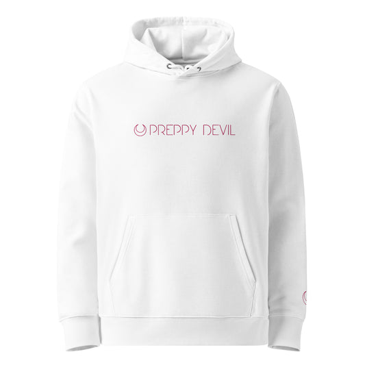 Preppy Devil Embroidered eco hoodie