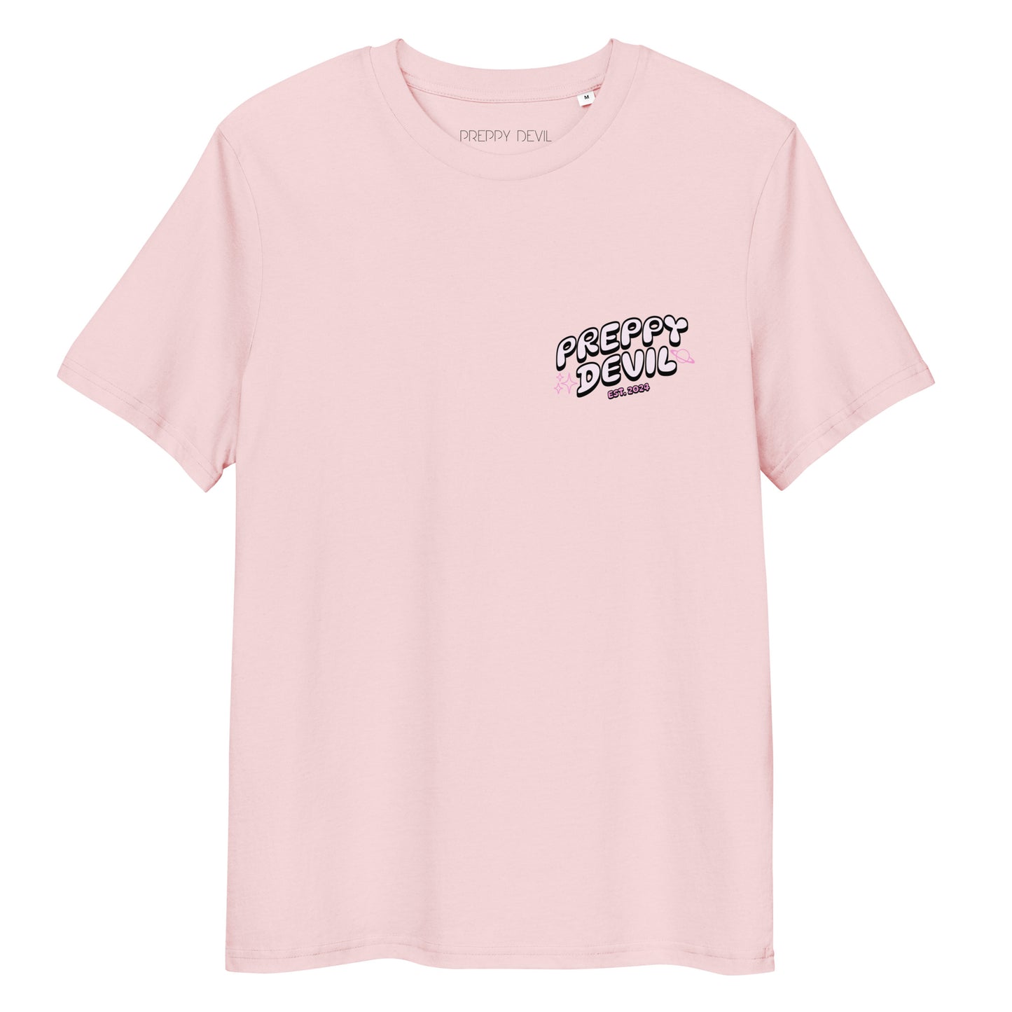 Preppy Devil "Cosmic Emojis" organic cotton t-shirt